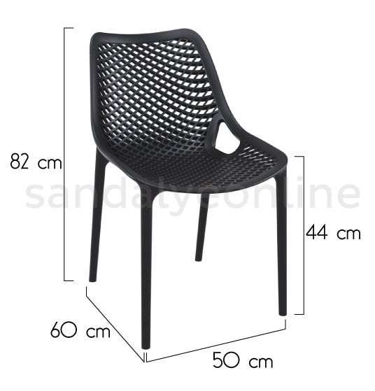 sandalyeonline-siyah-air-mutfak-sandalyesi-olcu