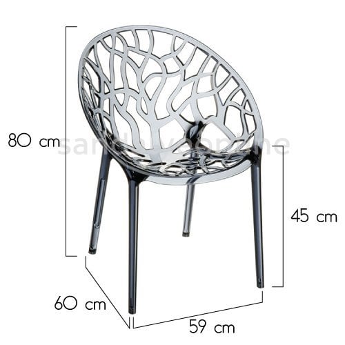 sandalye-online-crystal-gri-seffaf-mutfak-sandalyesi-olculeri