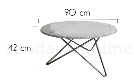 chaironline-adrianna-marble-round-middle-coffee table-olcu