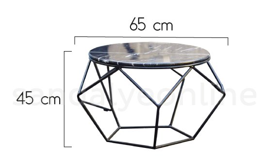 chaironline-carrie-round-marble-middle-coffee table-olcu