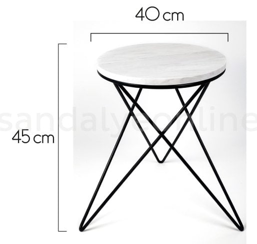 chaironline-milla-marble-coffee table-black-metal-legged-olcu