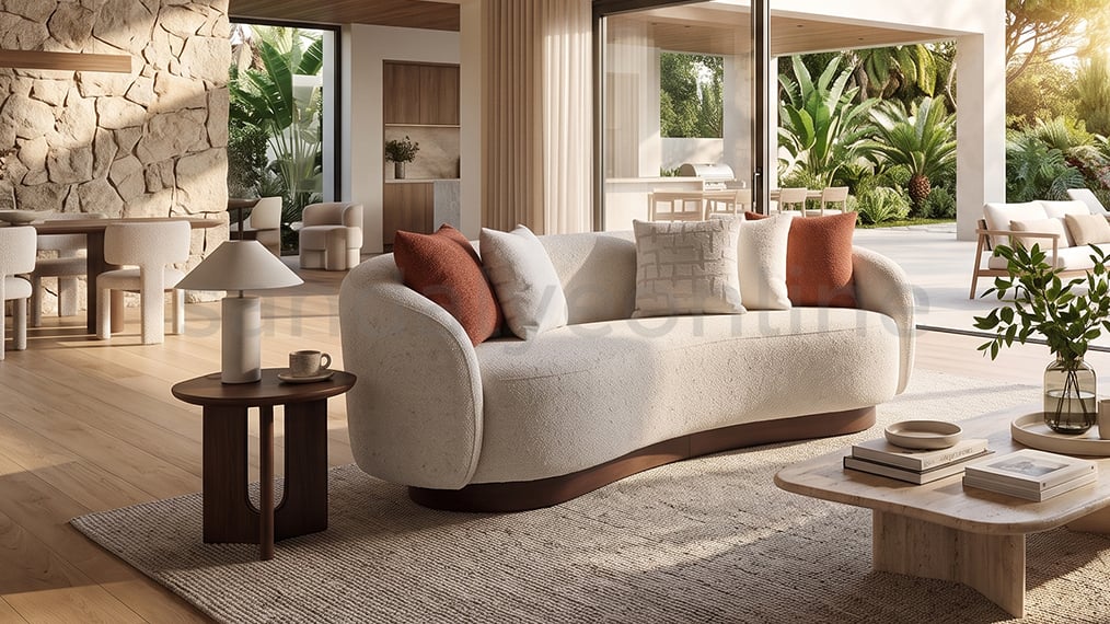 Lofoten Cream Boucle Sofa