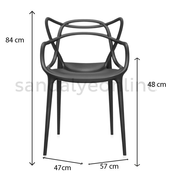 Sarmal Sandalye Siyah Sandalye Online
