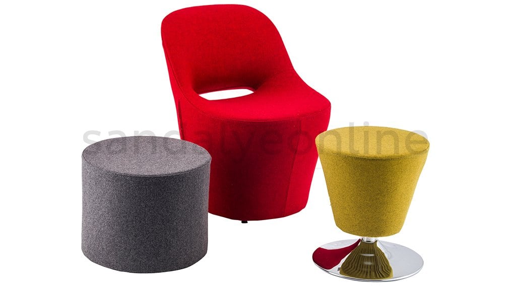 Silindir Puf Sandalye Online