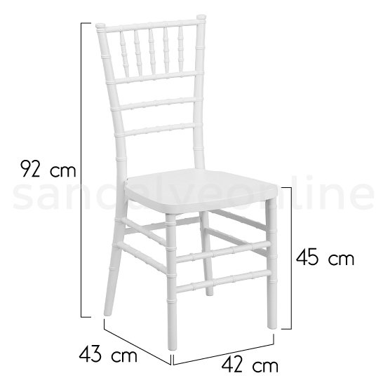 Tiffany Sandalye Beyaz Sandalye Online