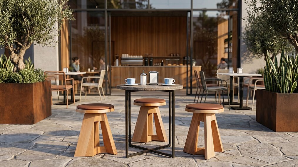 Most Suitable Outdoor Chair Models for Open-Air Cafés