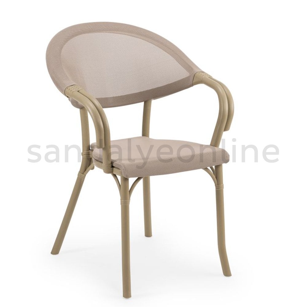 Flash N Garden and Balcony Chair Beige Sand Beige