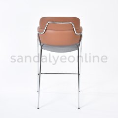 Blush Metal Bar Chair