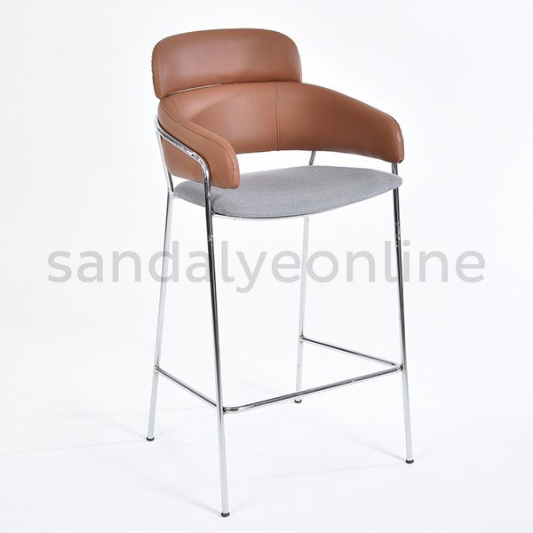 Blush Metal Bar Chair
