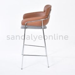 Blush Metal Bar Chair