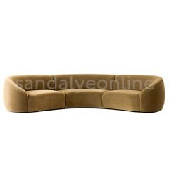 Roma Velvet Sofa Sofas & Banquette Seating - Sandalye Online