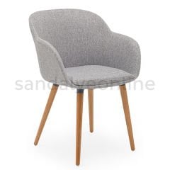 Shell N Pad Mutfak Ve Salon Sandalyesi Gri