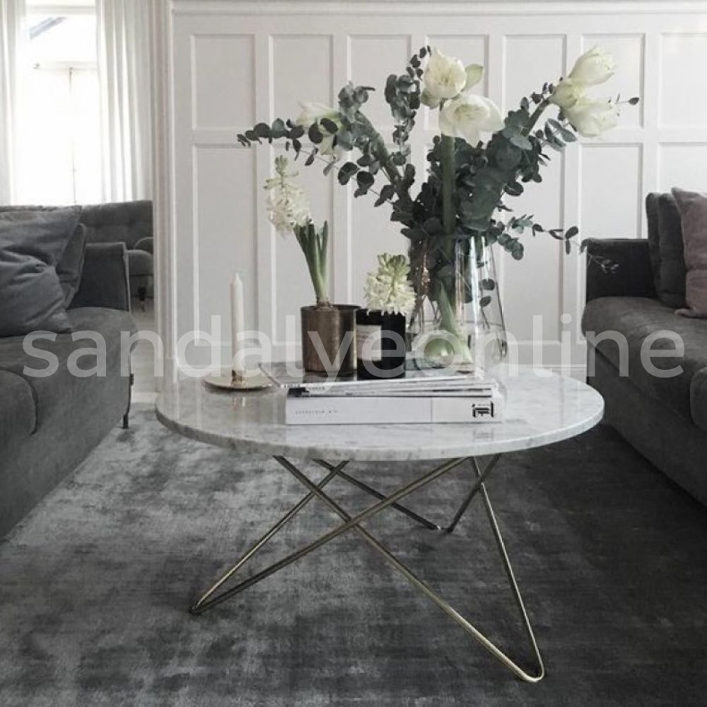 Adrianna Marble Coffee Table