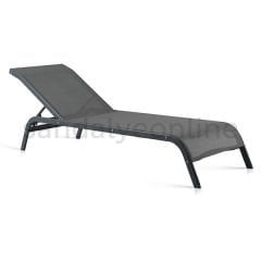 Logan Aluminum Metal Chaise Lounge