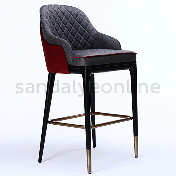 Regnum Upholstered Wooden Bar Chair