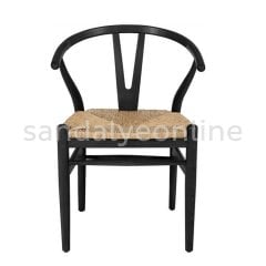 Wishbone Danish Ahşap Sandalye Siyah