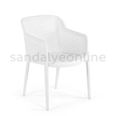 Octa Bahçe Balkon Sandalyesi Beyaz - Sandalye Online