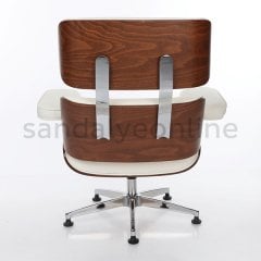 Eames Lounge Ottoman Koltuk Beyaz