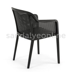 Octa Bahçe Balkon Sandalyesi Siyah Bahçe Sandalyeleri - Sandalye Online