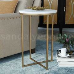 Minerva Marble Side Table