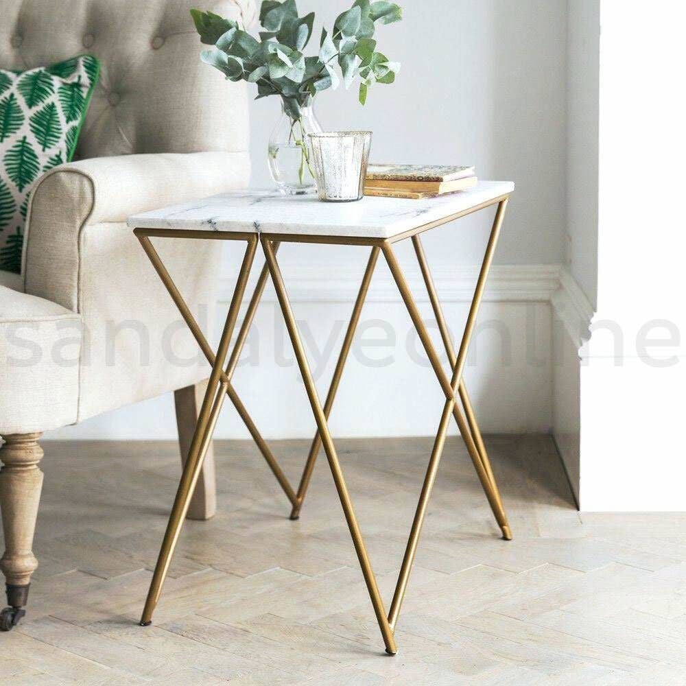 Debbie Marble Side Table