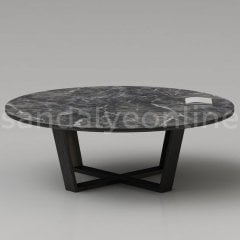 Eliza Round Marble Table