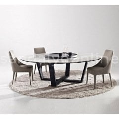 Eliza Round Marble Table