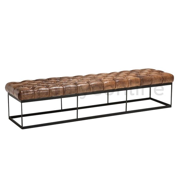 Houma Leather Bench