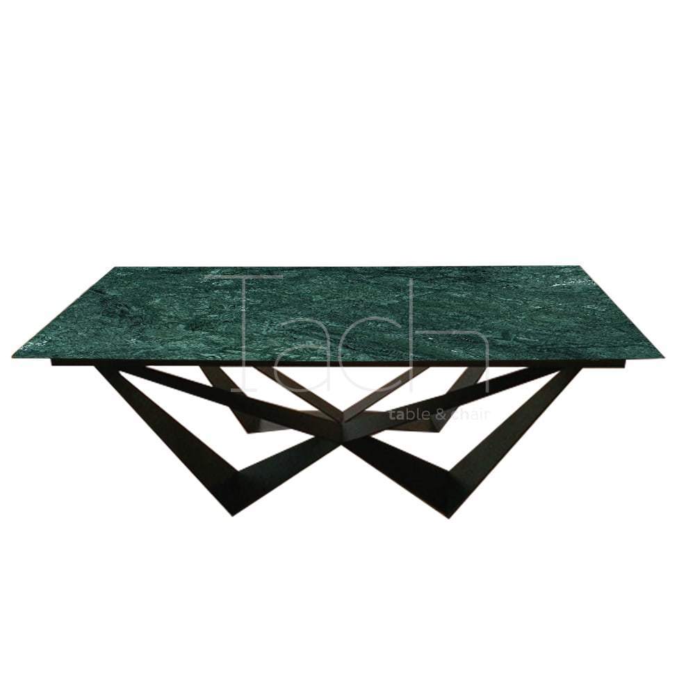 Marble Dining Table Green - Diamond
