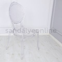Grasse Şeffaf Makyaj Sandalyesi