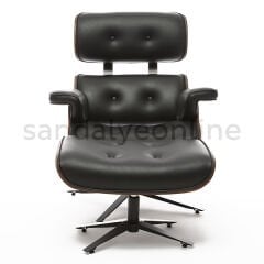 Eames Lounge Ottoman Koltuk Gerçek Deri