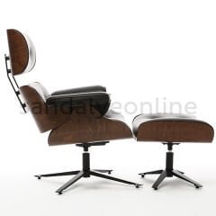 Eames Lounge Ottoman Armchair Genuine Leather
