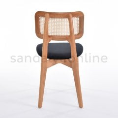 Cane Doğal Hazeranlı Ahşap Sandalye