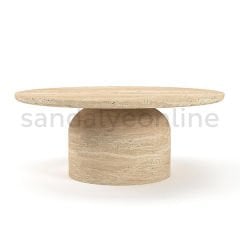 Colorado Travertine Side Table