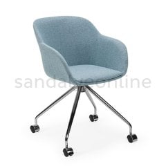 Shell OC-Pad Upholstered Office Chair Blue