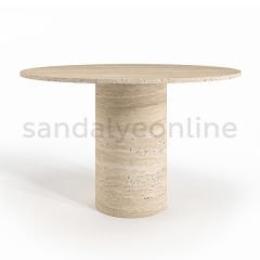 Montana Travertine Dining Table