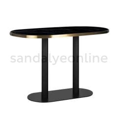 Deering Mermer İkili Yemek Masası