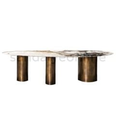 Lahey Mermer Yemek Masası