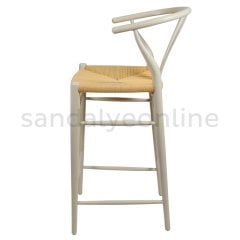 Wishbone Ahşap Bar Sandalyesi