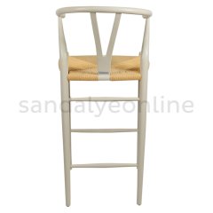 Wishbone Wooden Bar Chair