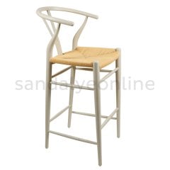 Wishbone Wooden Bar Chair