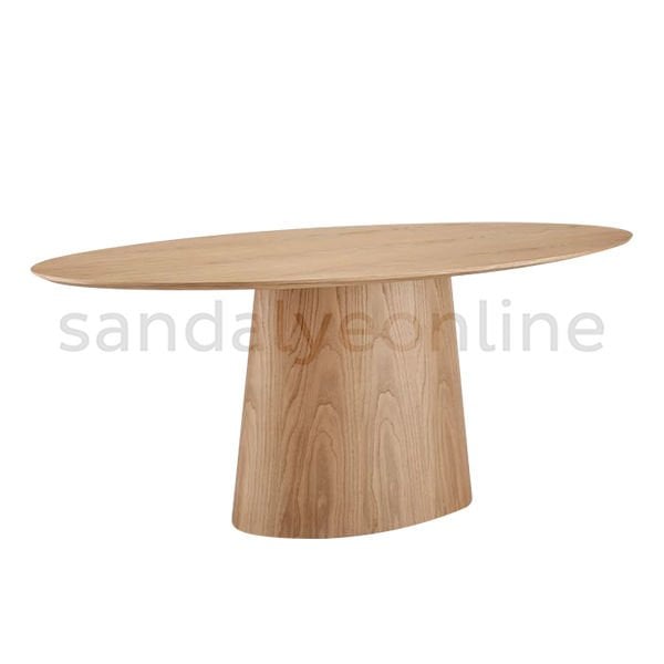 Over Ahşap Yemek Masası