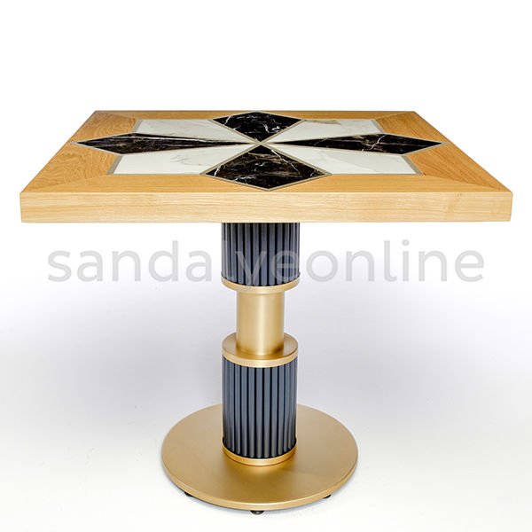 Dukes Marquetry Restaurant Table Restaurant Tables - Sandalye Online