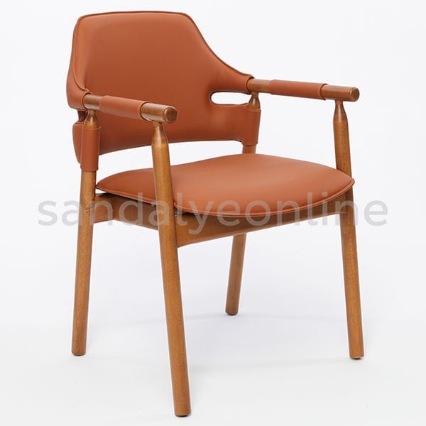 Terry Upholstered Wooden Chair