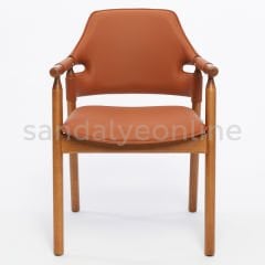 Terry Upholstered Wooden Chair