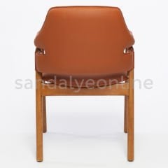 Terry Upholstered Wooden Chair