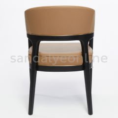 Pyson Upholstered Wooden Chair Restaurant Chairs - Sandalye Online
