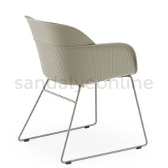 Shell Up Meeting Chair Gray