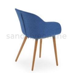 Shell N Pad Kitchen and Lounge Chair Navy Blue