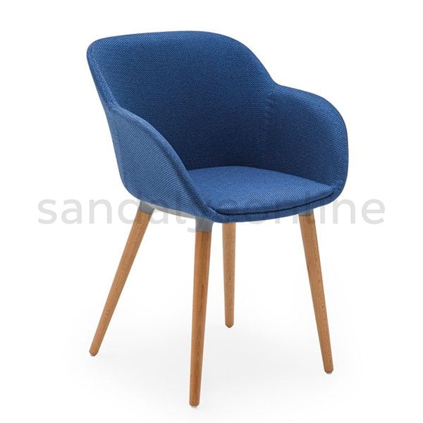 Shell N Pad Kitchen and Lounge Chair Navy Blue